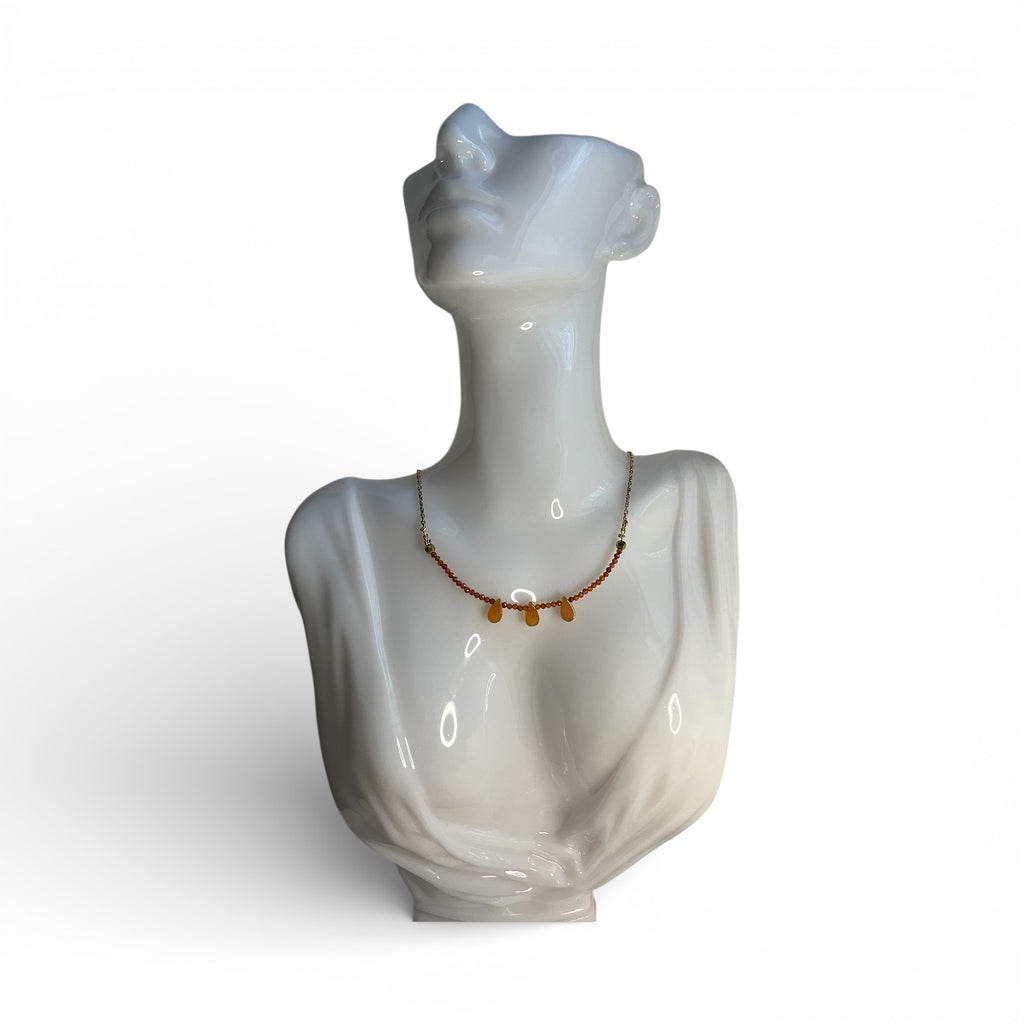 Iride arancione goccia