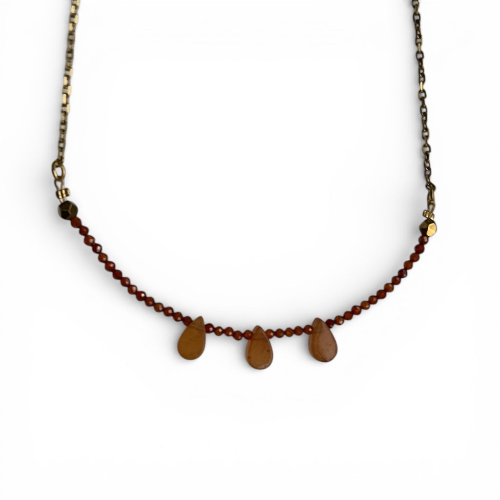 Iride arancione goccia