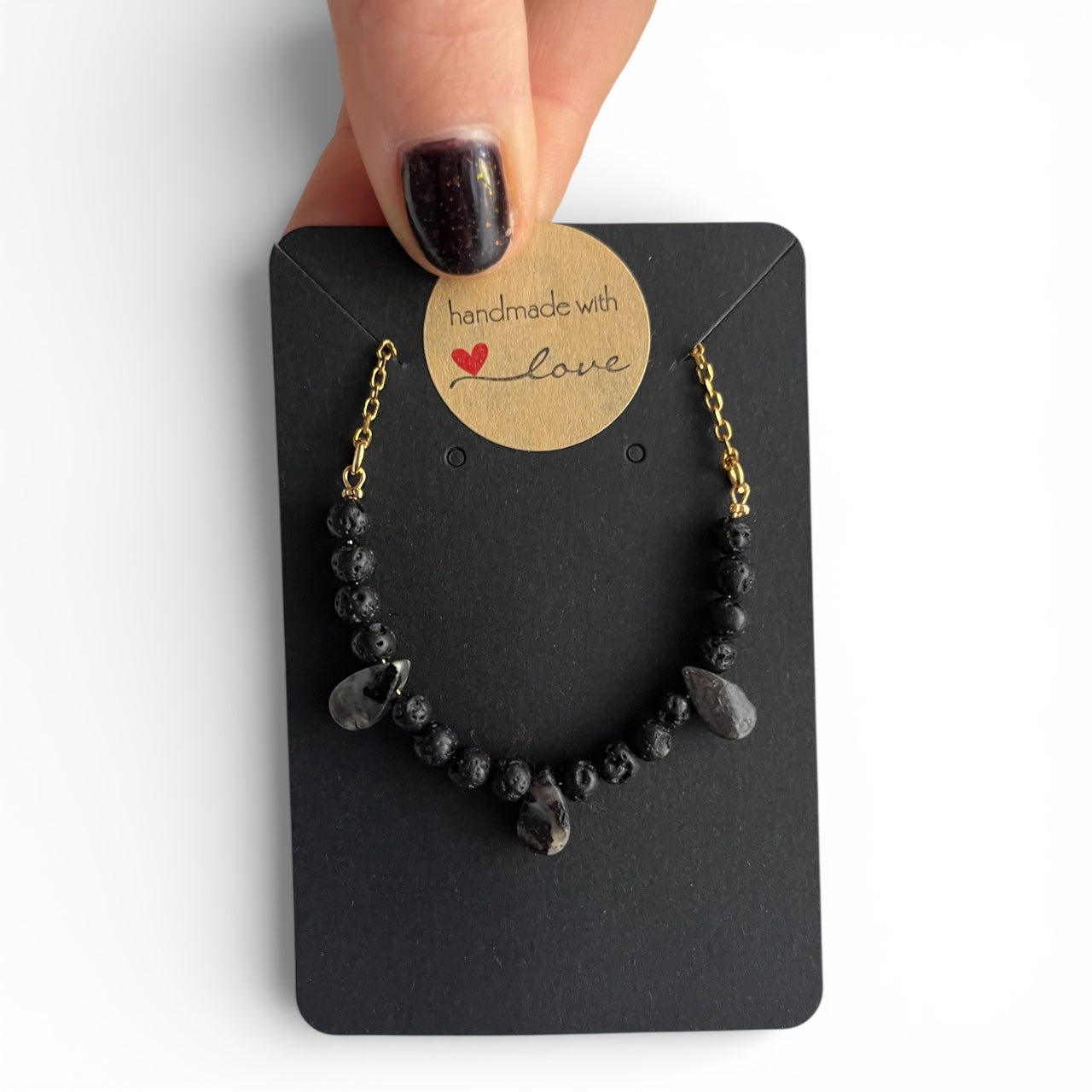 Iride tribale nero oro