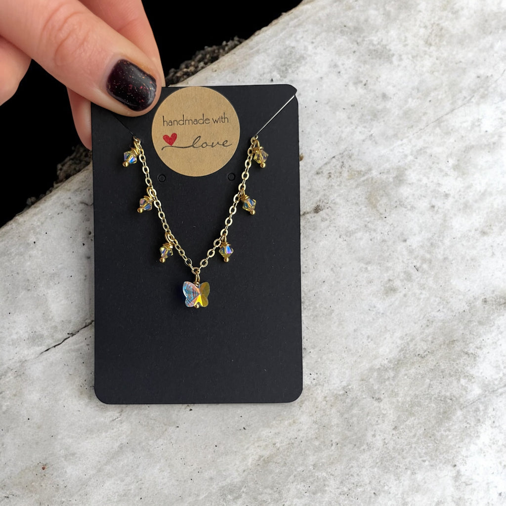 Bona farfalla trasparente