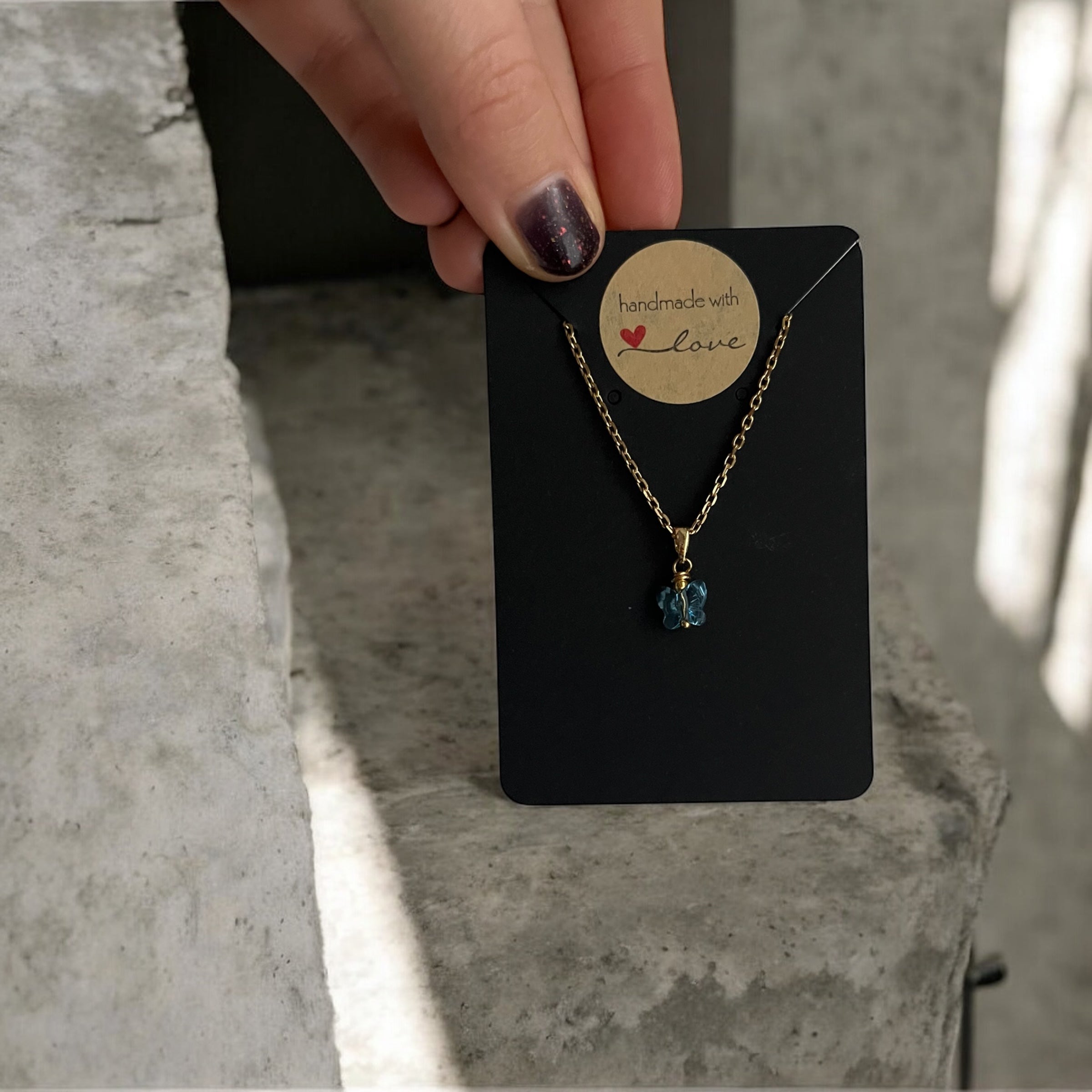 Bona farfalla azzurra