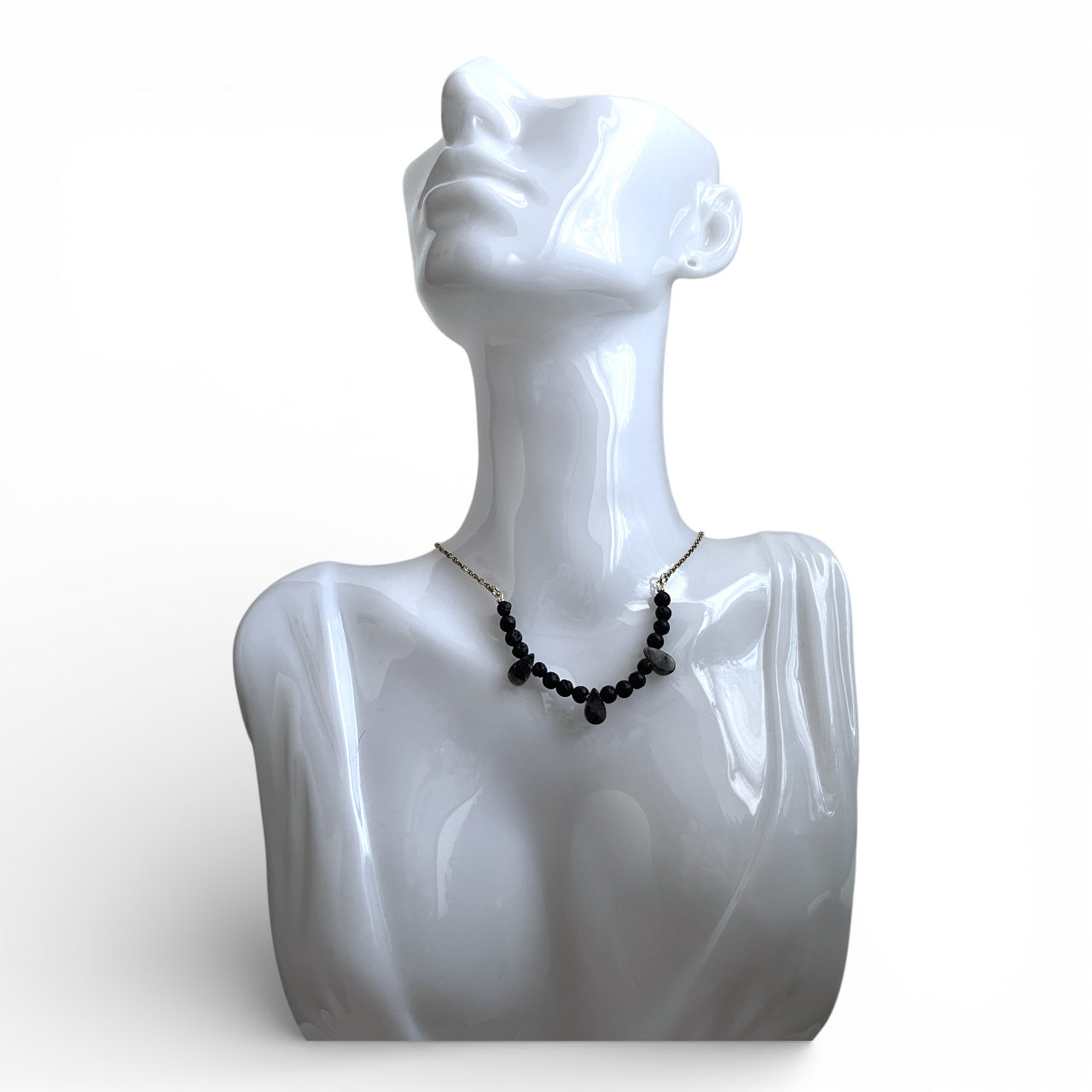 Iride tribale nero oro