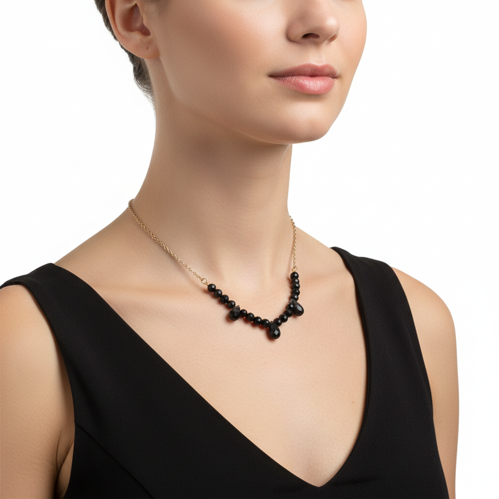 Iride tribale nero oro